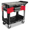 Rubbermaid(R) Commercial Two-Shelf Trades Cart