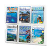 Safco(R) Reveal(TM) Clear Literature Displays