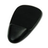 SoftSpot Proline Mouse Pad w/Wrist Rest, Nonskid Base, 7 1/2 x 13, Black