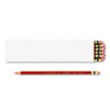 Col-Erase Pencil w/Eraser, Scarlet Red Lead/Barrel, Dozen