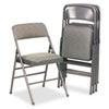 Cosco(R) Deluxe Fabric Padded Seat and Back Folding Chair