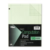 Engineering Computation Pad, Grid to Edge, 8 1/2 x 11, Green, 100 Sheets