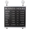 Headline(R) Sign Century Series Business Hours Sign