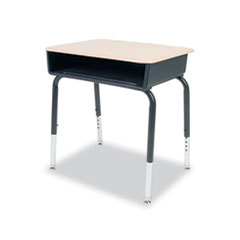 Virco Open-Front 785 Student Desks with Colored Bookboxes