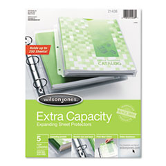 Wilson Jones(R) Extra Capacity Sheet Protectors