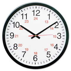 Universal(R) 24-Hour Round Wall Clock
