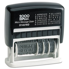 COSCO 2000PLUS(R) Self-Inking Micro Message Dater