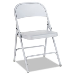 Alera(R) Steel Folding Chair with Two-Brace Support