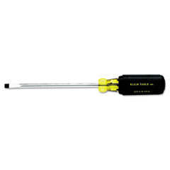 Klein Tools(R) Heavy-Duty Slotted Cabinet-Tip Cushion-Grip Screwdriver 605-6