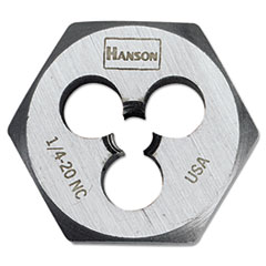 IRWIN(R) HANSON(R) High-Carbon Steel Fractional Hexagon Die 6520