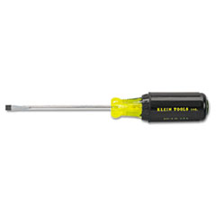 Klein Tools(R) Slotted Cabinet-Tip Cushioned Grip Screwdriver 601-4