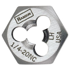 IRWIN(R) HANSON(R) High-Carbon Steel Re-Threading Fractional Hexagon Die 7258