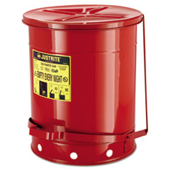 JUSTRITE(R) Red Oily Waste Can 09500