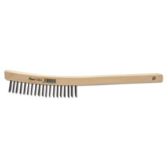 Weiler(R) Curved Handle Scratch Brush 44053