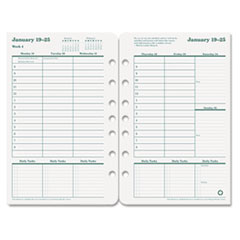 FranklinCovey(R) Original Green Dated Weekly/Monthly Planner Refill