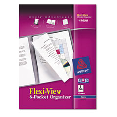 Avery(R) Flexi-View(TM) Six-Pocket Organizer