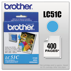 Brother LC51BK, LC51C, LC51HYBK, LC51M, LC51Y Ink