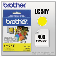 Brother LC51BK, LC51C, LC51HYBK, LC51M, LC51Y Ink