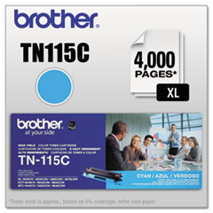 Brother TN110BK, TN110C, TN110M, TN110Y, TN115BK, TN115C, TN115M, TN115Y Toner Cartridge