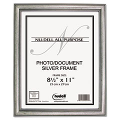 NuDell(TM) Antique Silver Finish Frame