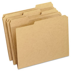 Pendaflex(R) Dark Kraft File Folders with Double-Ply Top