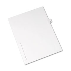 Avery(R) Preprinted Legal Exhibit Index Tab Dividers with Black and White Tabs
