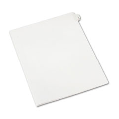 Avery(R) Preprinted Legal Exhibit Index Tab Dividers with Black and White Tabs