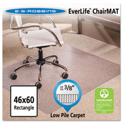 ES Robbins(R) EverLife(R) Moderate Use Chair Mat for Low Pile Carpet