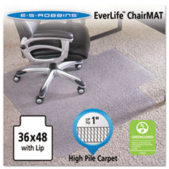 ES Robbins(R) EverLife(R) Intensive Use Chair Mat for High to Extra-High Pile Carpet