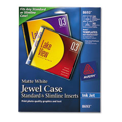 Avery(R) Jewel Case Inserts