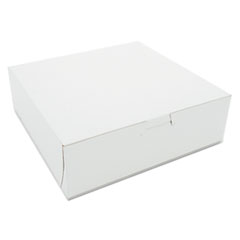 SCT(R) White Non-Window Bakery Box