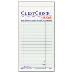 National Checking Company(TM) Guest Check Pad