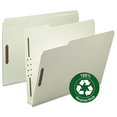 Smead(R) 100% Recycled Pressboard Fastener Folders