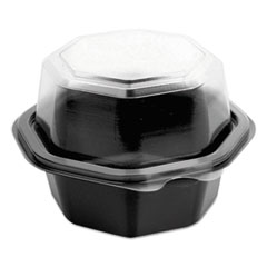 Dart(R) OctaView(R) Hinged-Lid Cold Food Containers