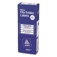 Avery(R) Dot Matrix Printer Permanent File Folder Labels