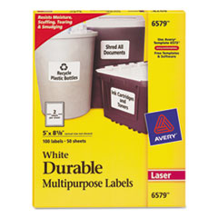 Avery(R) Durable Permanent ID Labels with TrueBlock(R) Technology