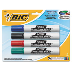 BIC(R) Great Erase(R) Bold Tank-Style Dry Erase Marker