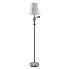 Ledu(R) Brass Swing Arm Floor Lamp