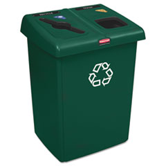 Rubbermaid(R) Commercial Glutton(R) Recycling Station