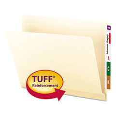 Smead(R) TUFF(R) Laminated End Tab Folders with Shelf-Master(R) Reinforced Tab