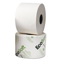 EcoSoft OptiCore Bath Tissue, 2-Ply, 3.75 x 4, 865/Roll, 36/Carton