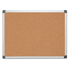 MasterVision(R) Value Cork Bulletin Board with Aluminum Frame