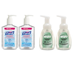 PURELL(R) and GOJO(R) Advanced Hand Sanitizer/Hand Soap Kit