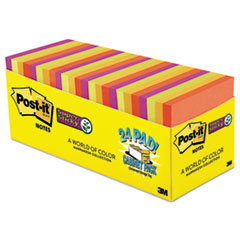 Post-it(R) Notes Super Sticky Pads in Marrakesh Colors