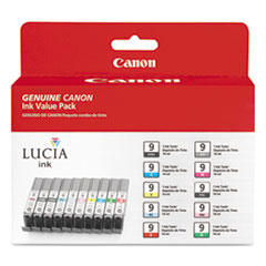 Canon(R) 1033B005 (PGI-9) Value Pack Inkjet Cartridges