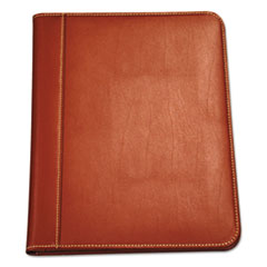 Samsill(R) Contrast Stitch Leather Padfolio