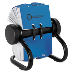 Rolodex Open Rotary Card File Holds 250 1 3/4 X 3 1/4 Cards Black Product Category Desk Accessories & Workspace Organizers/Card Files Holders & Racks 