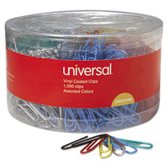 Universal(R) Plastic-Coated Paper Clips