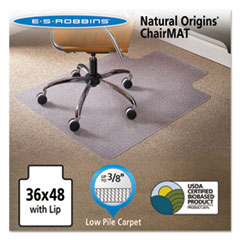 ES Robbins(R) Natural Origins(R) Biobased Chair Mat for Carpet