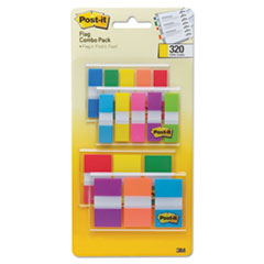 Post-it(R) Flags 1/2" & 1" Flag Value Pack
